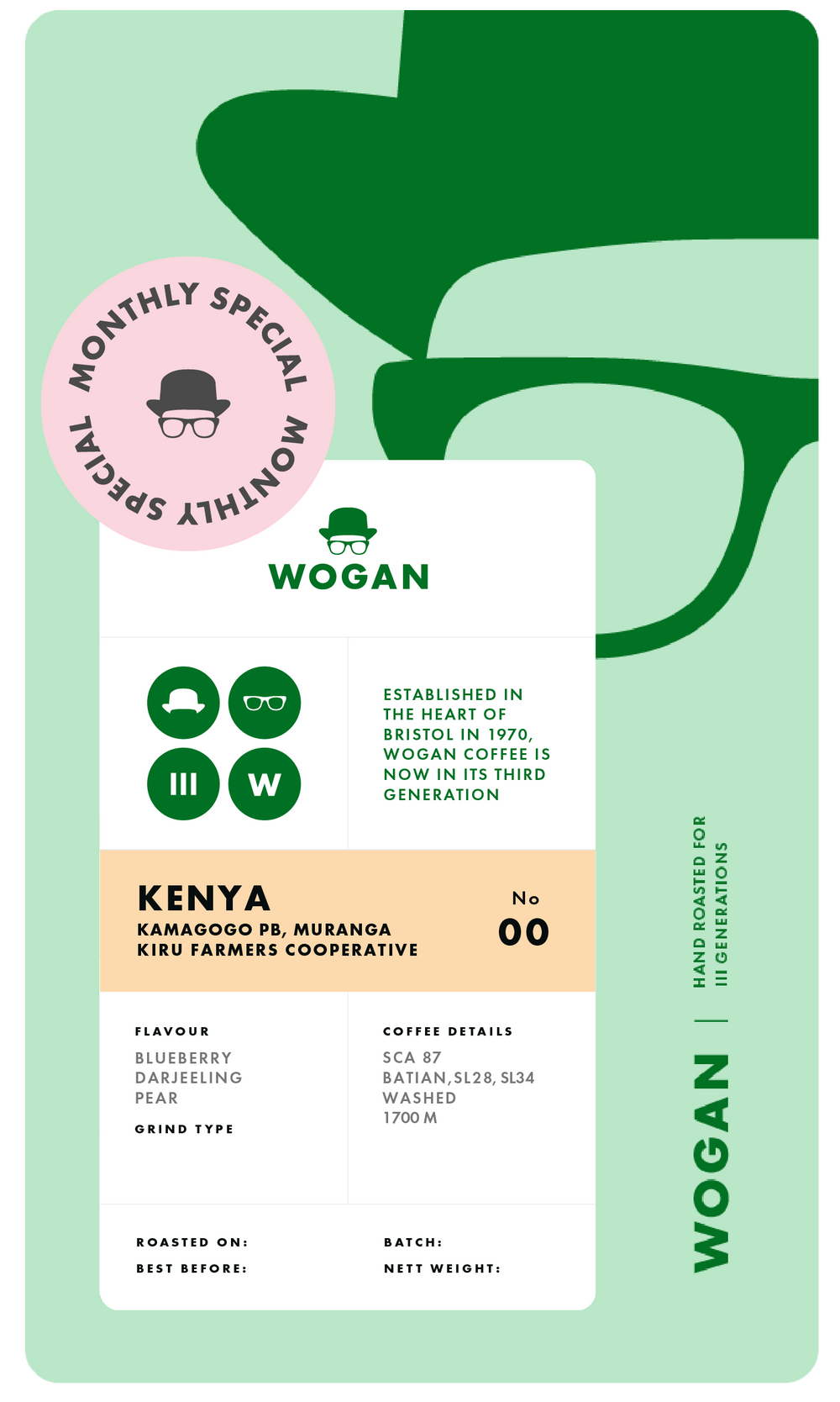 MONTHLY SPECIAL - Kenya, Kamagogo PB, Muranga, Kiru Farmers Cooperative
