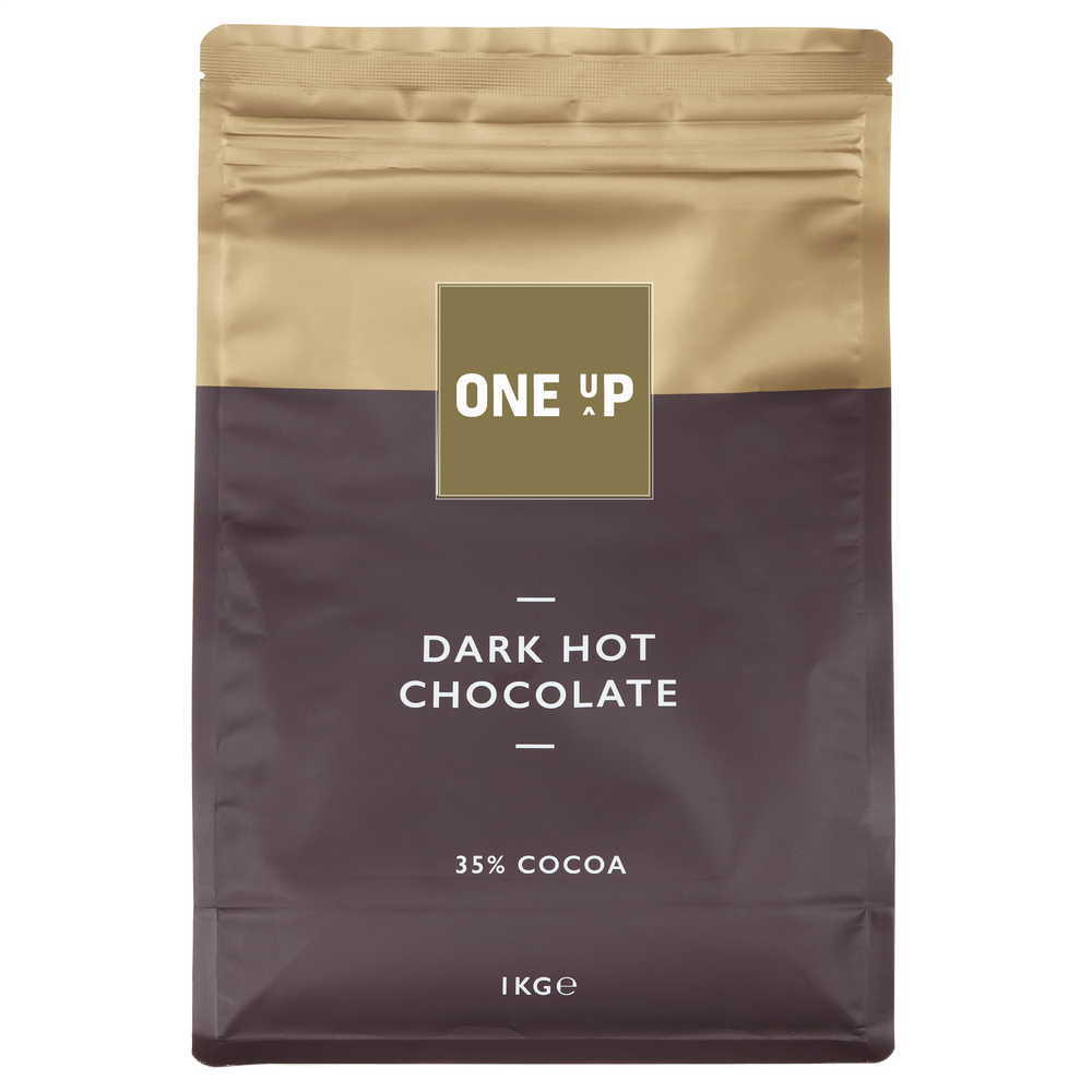 OneUp 1kg Dark Hot Chocolate Powder