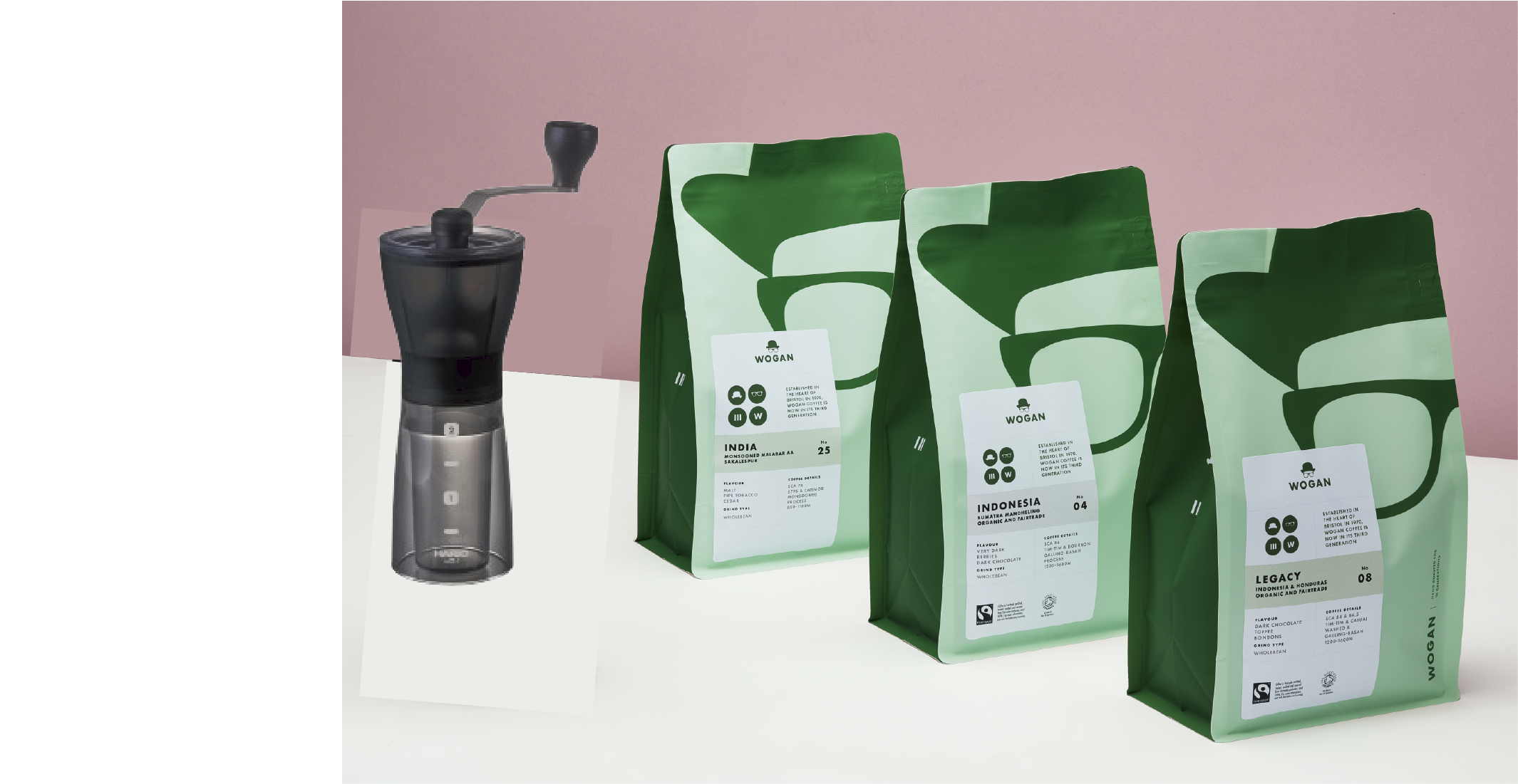 Rise Grind Hand-Grinder Coffee Gift Bundle - Main Image