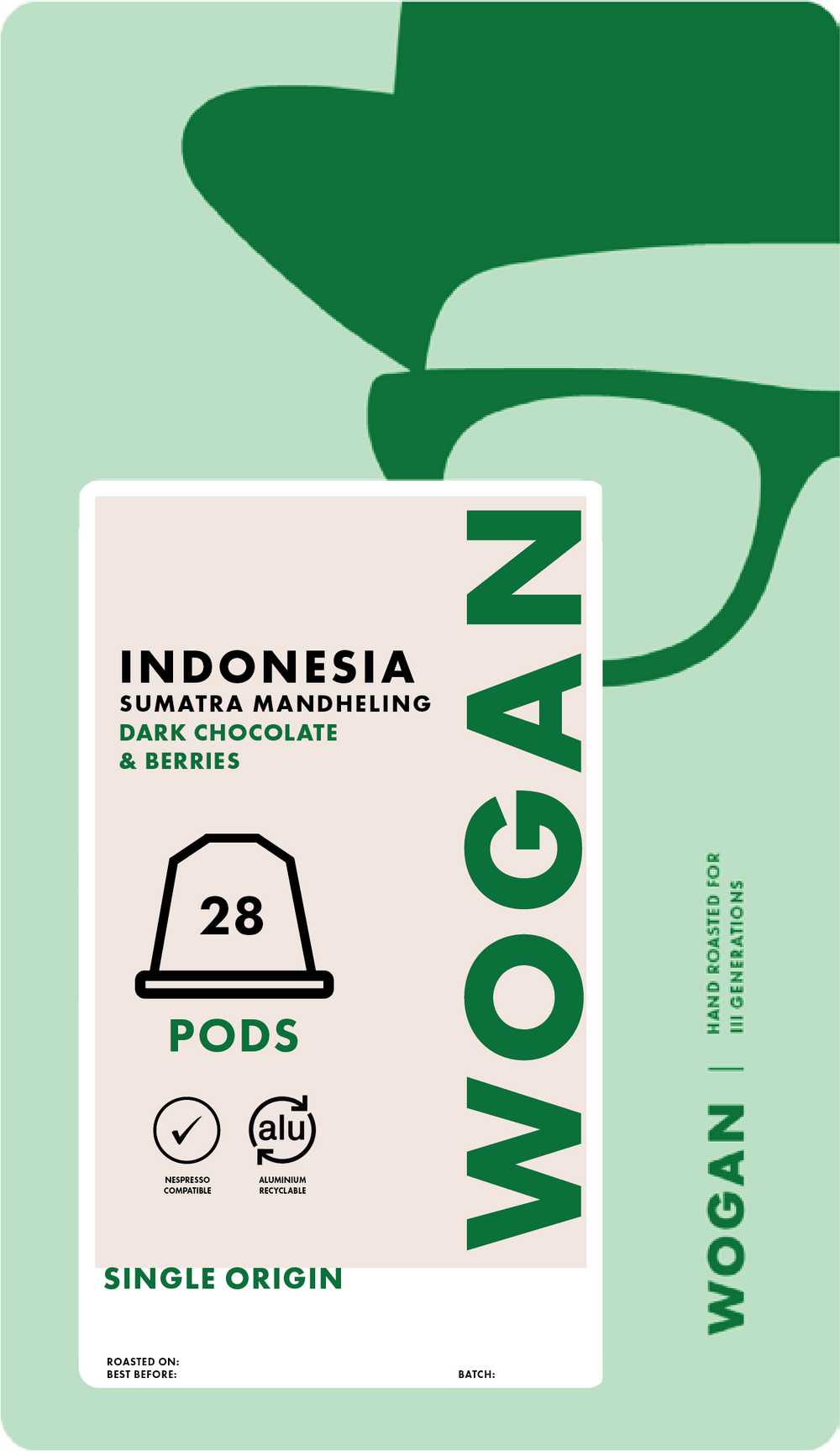 Indonesia Sumatra Mandheling Coffee Pods