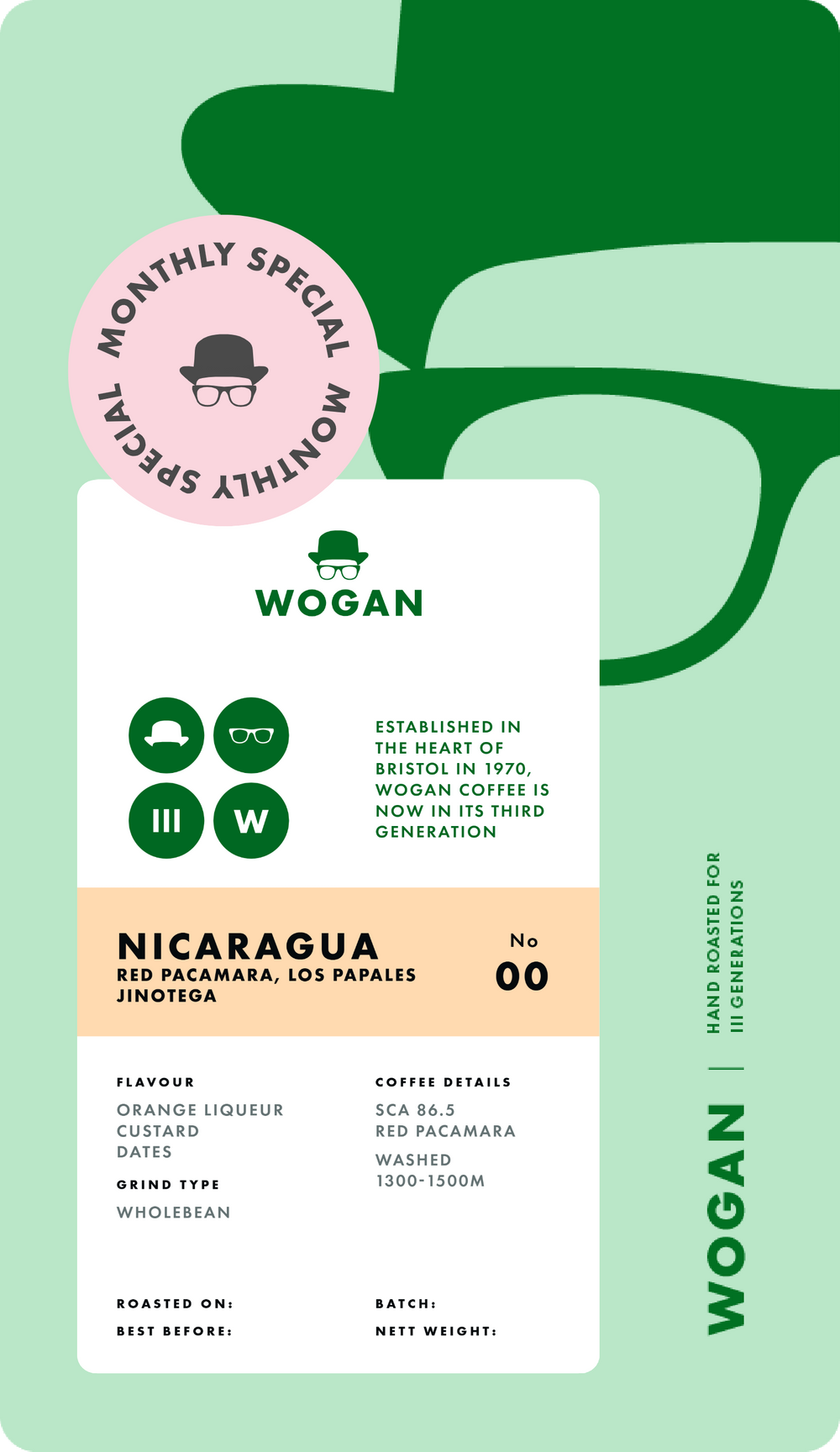 MONTHLY SPECIAL - NICARAGUA, LOS PAPALES PACAMARA