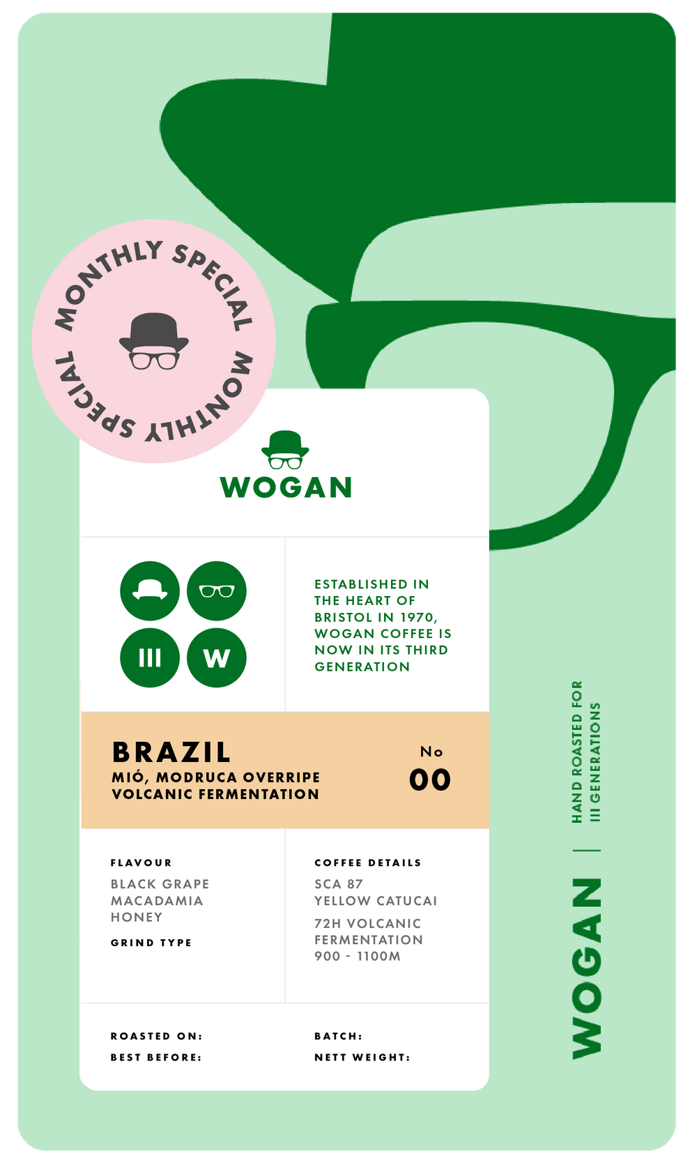 MONTHLY SPECIAL - Brazil, Mió, Modruca Overripe, Volcanic Fermentation