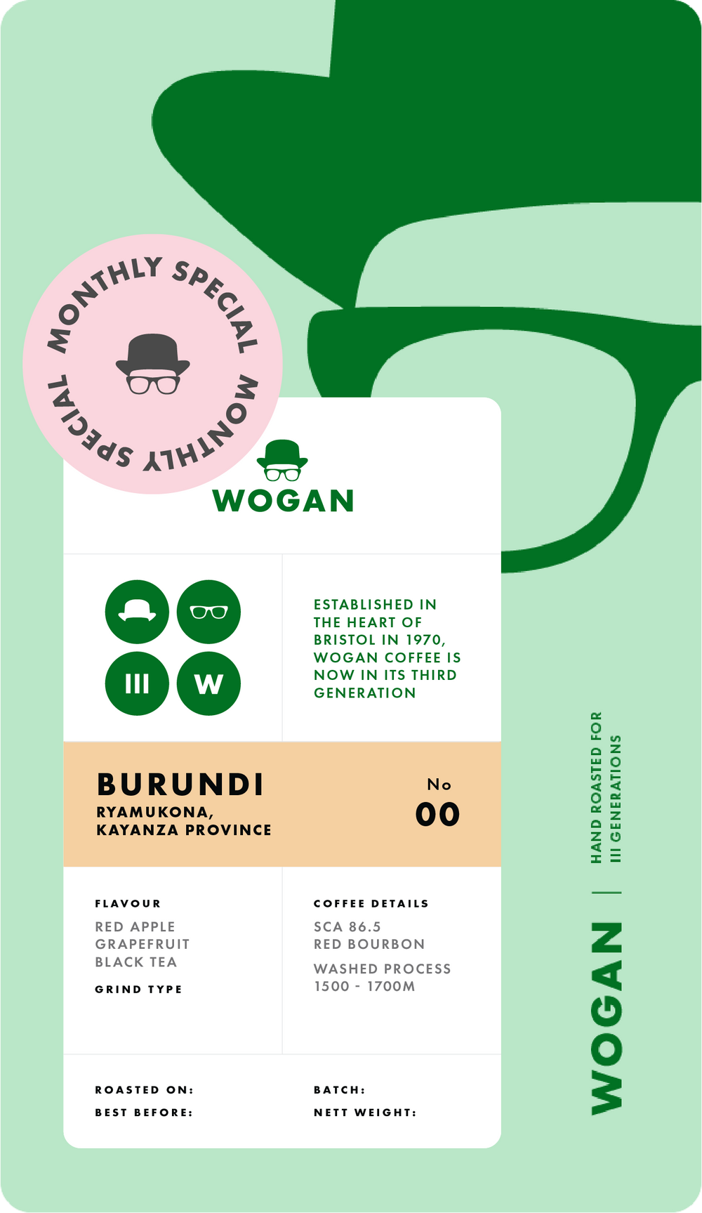 MONTHLY SPECIAL - Burundi, Ryamukona, Kayanza Province