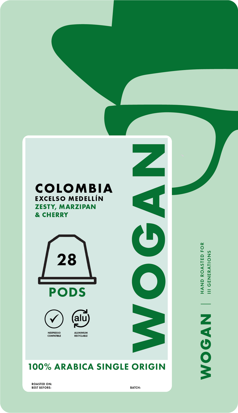 Colombia Excelso Medellin Coffee Pods