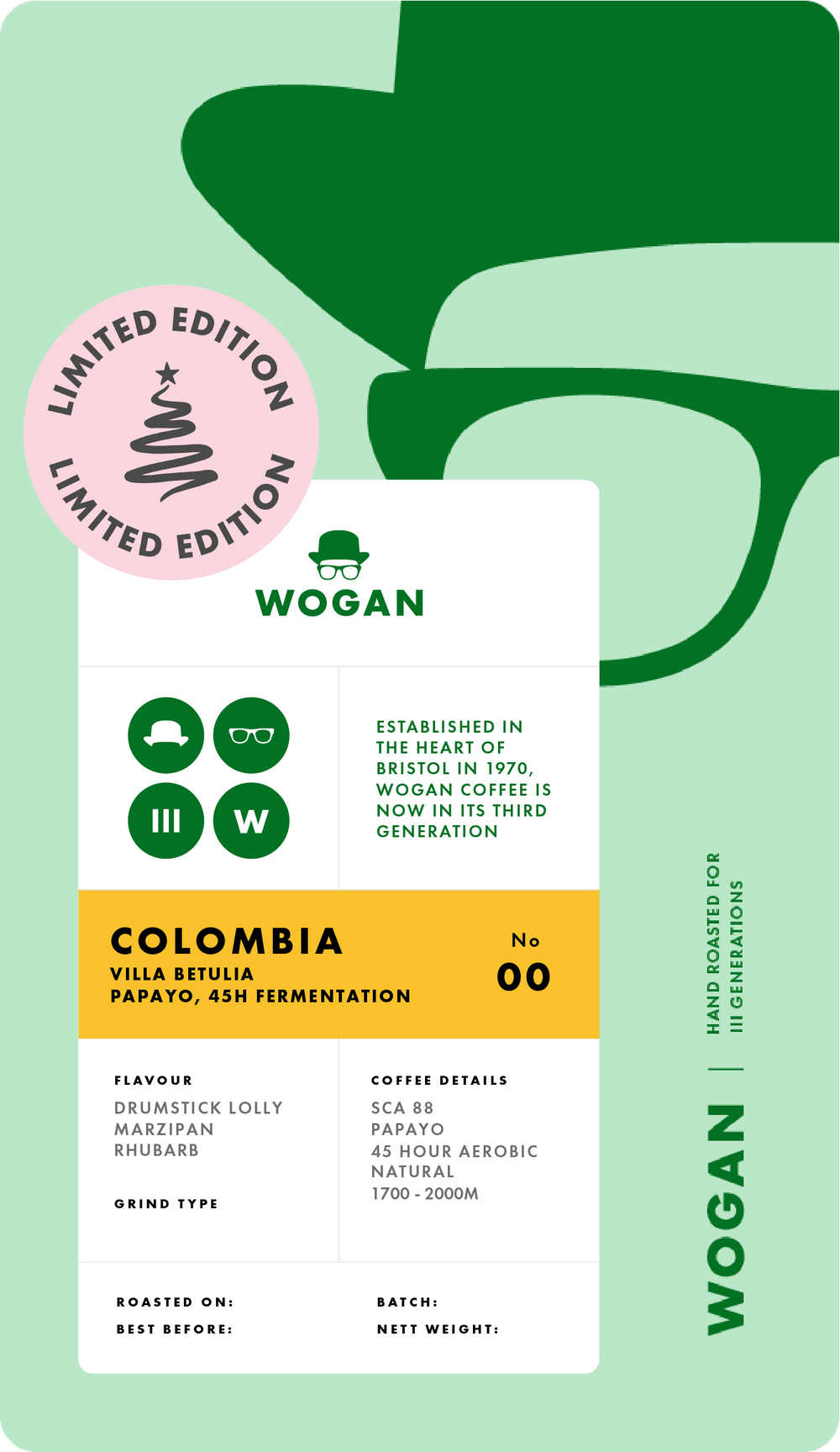 LIMITED EDITION - COLOMBIA, VILLA BETULIA, PAPAYO, 45H FERMENTATION