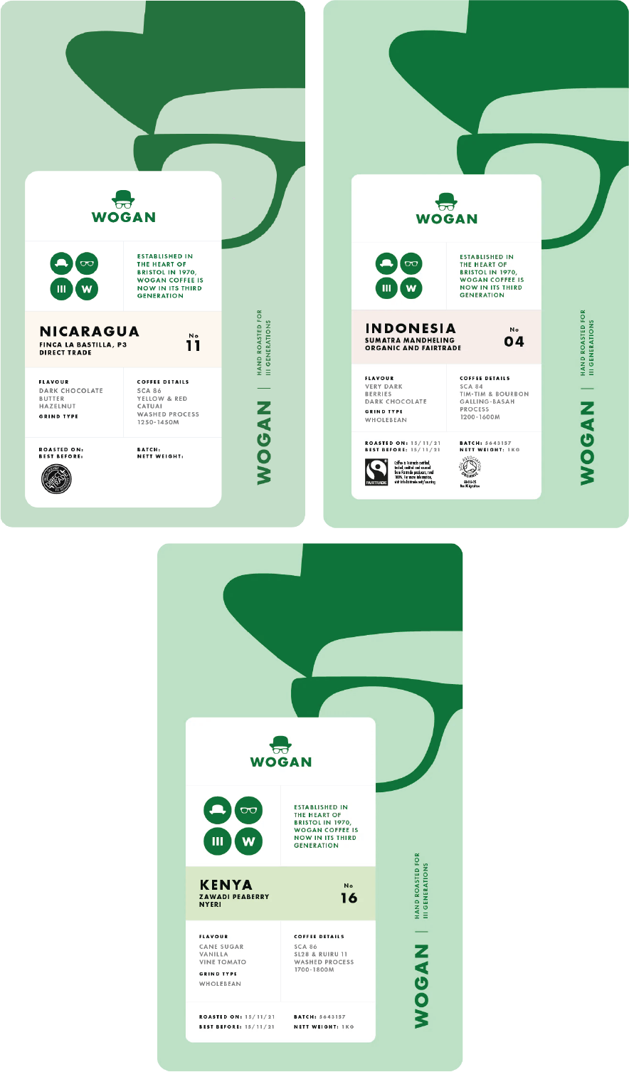 TASTER PACK - Light, Medium, Darkest Roast