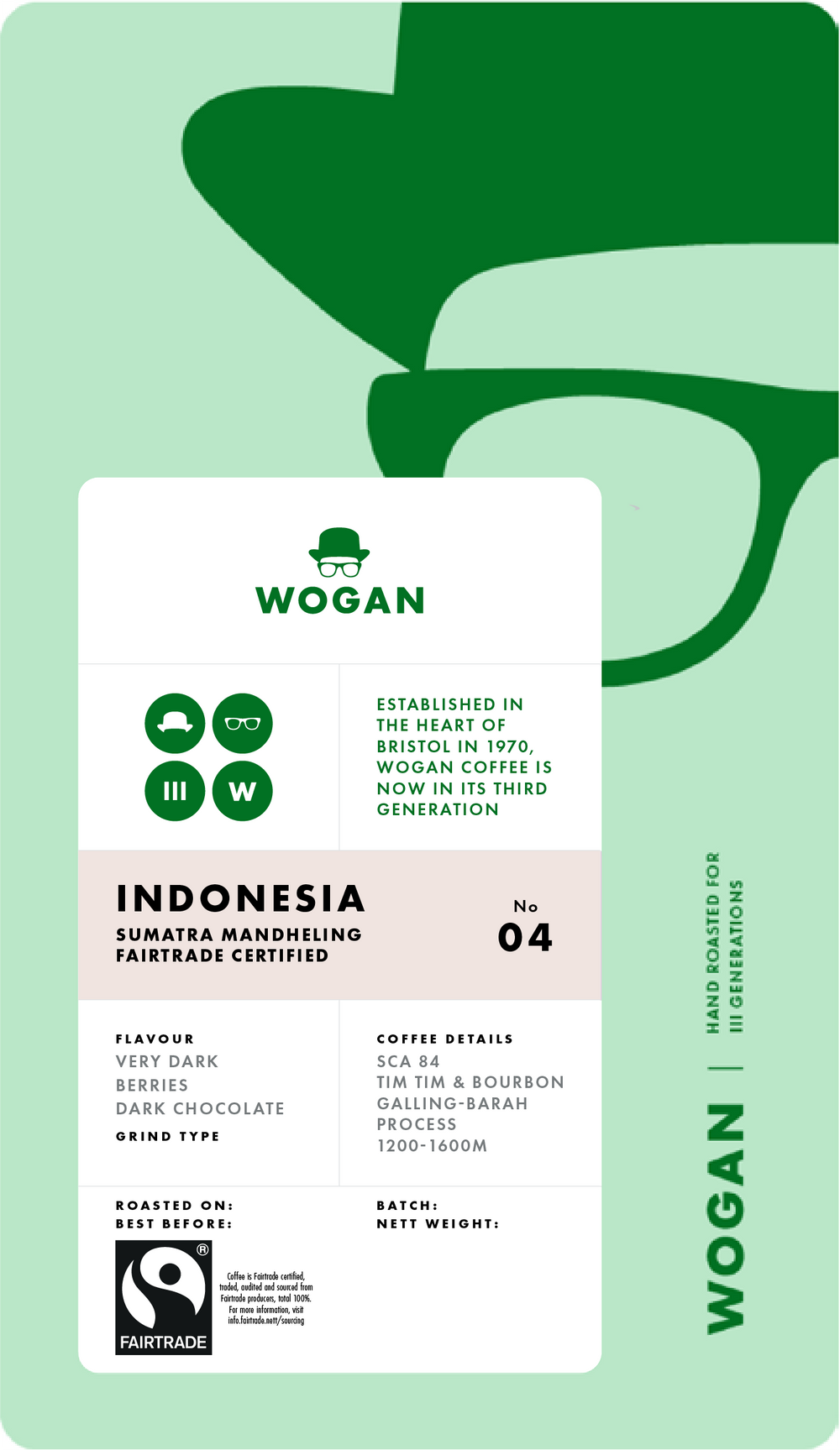 Fairtrade Certified Indonesia Sumatra Mandheling