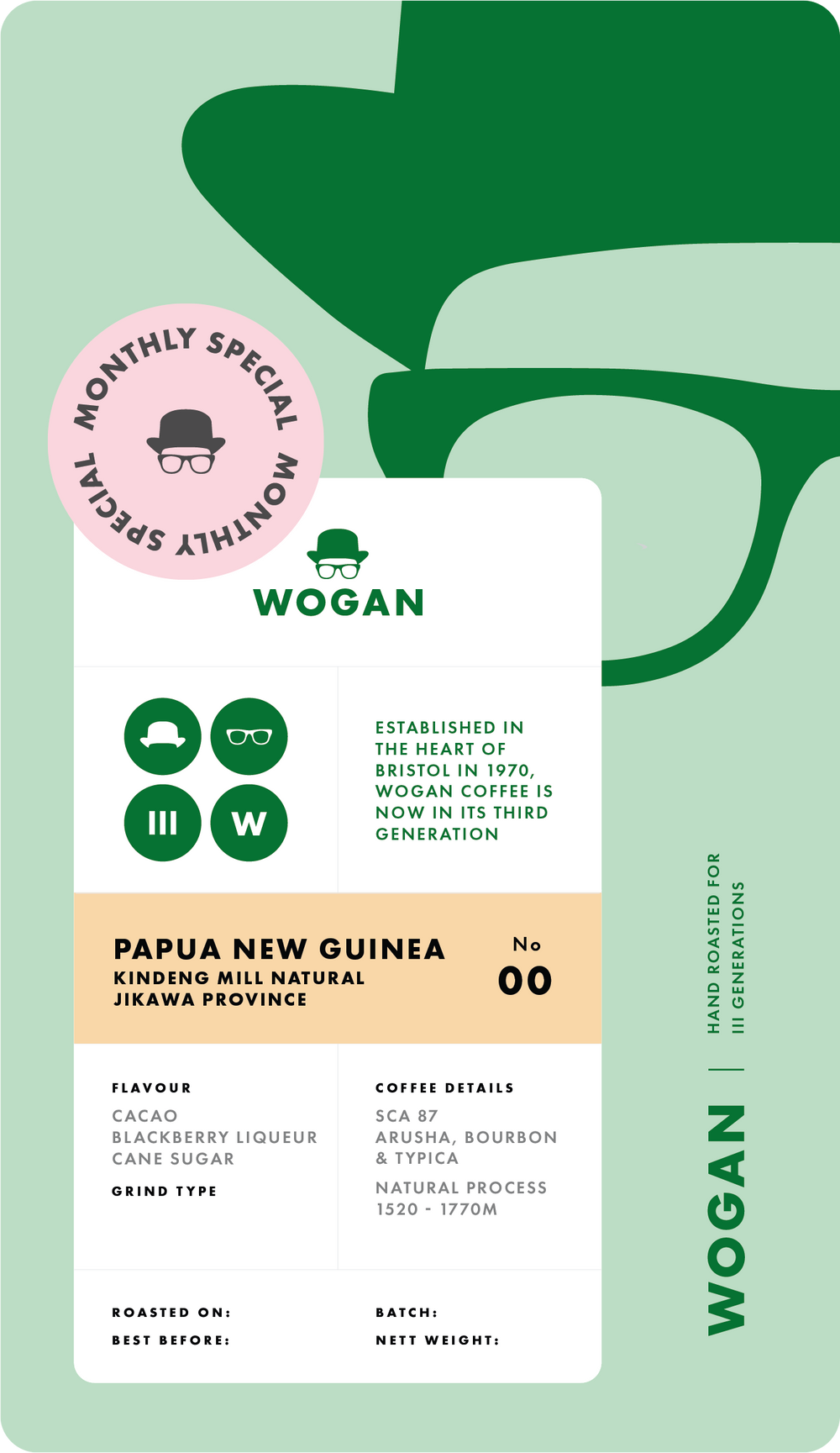 MONTHLY SPECIAL - PAPUA NEW GUINEA, KINDENG MILL, NATURAL