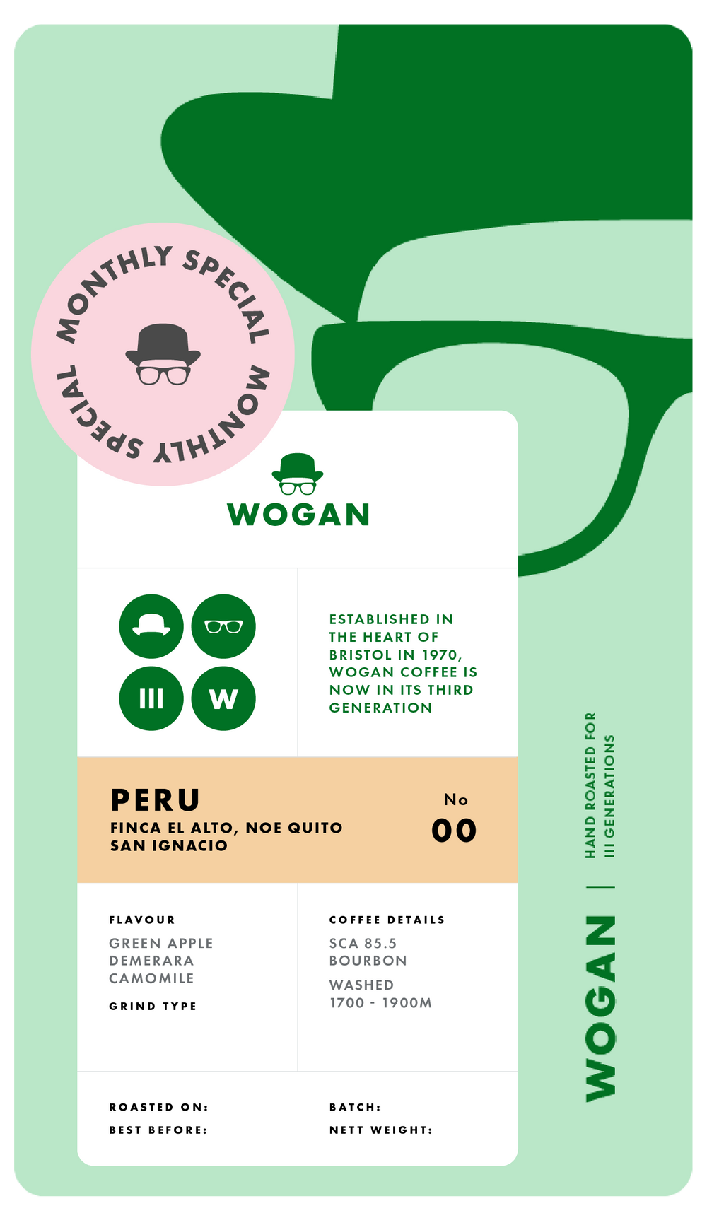 MONTHLY SPECIAL - Peru, Noe Quito, El Alto, San Ignacio