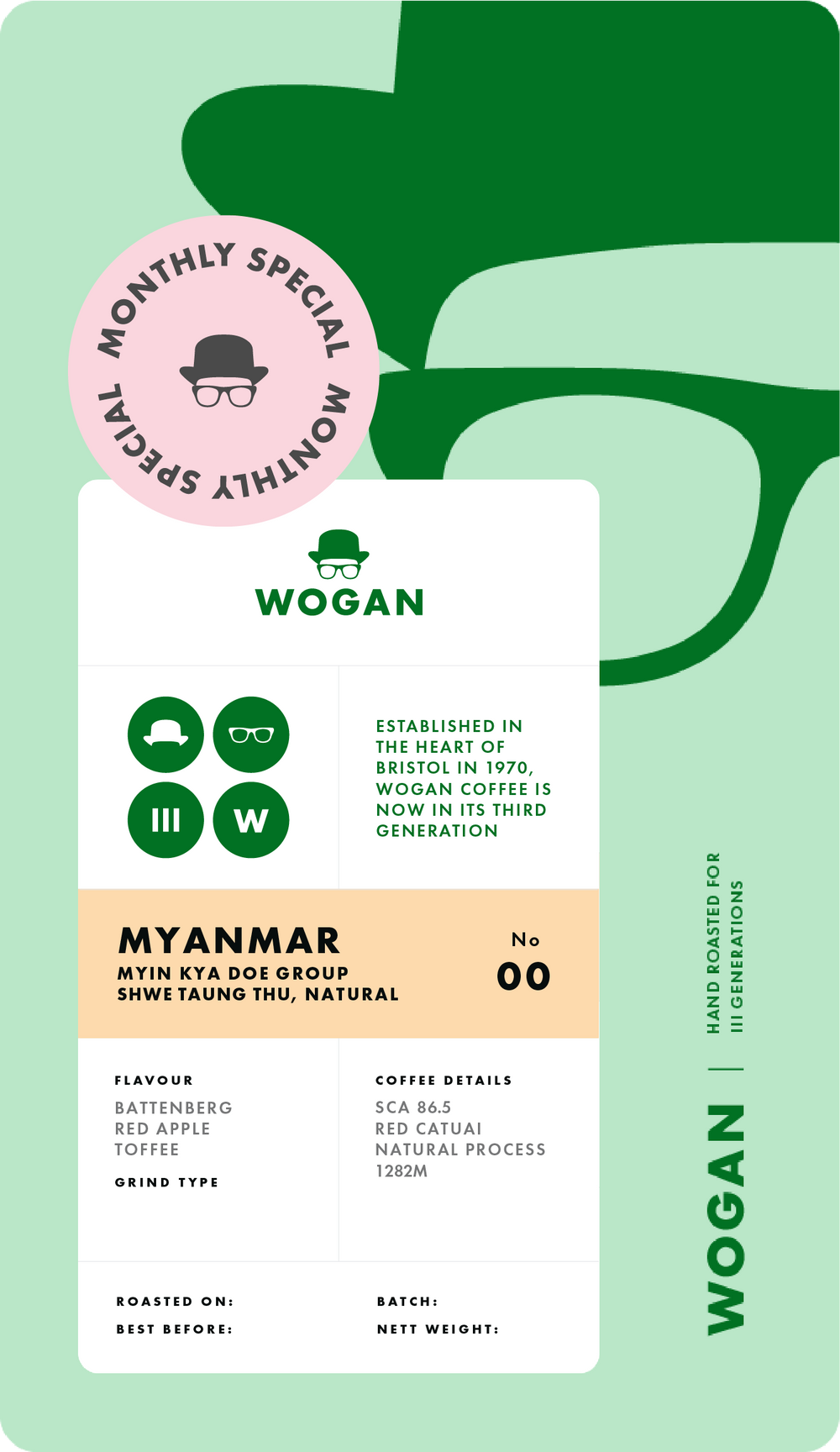 MONTHLY SPECIAL - Myanmar, Myin Kya Doe Group, Shwe Taung Thu,, Natural