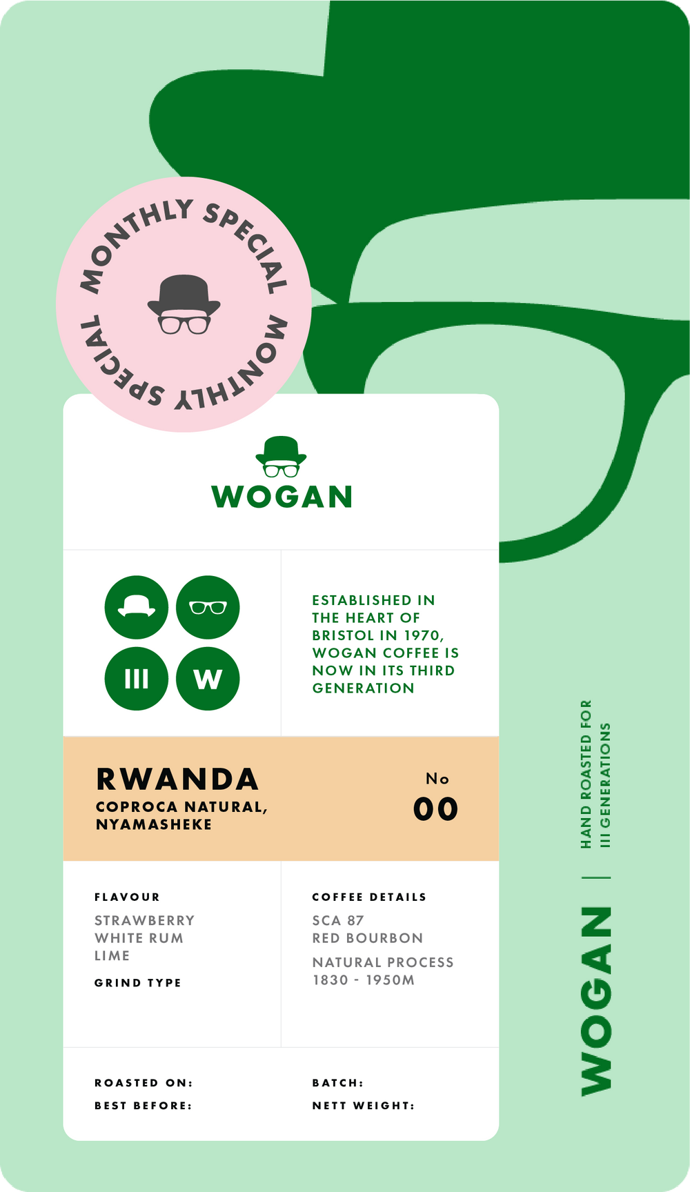 MONTHLY SPECIAL - Rwanda, Coproca Natural, Nyamasheke
