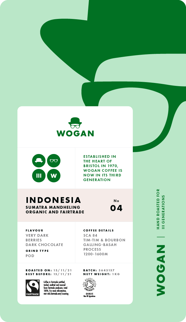 Organic Fairtrade Indonesia Sumatra Mandheling